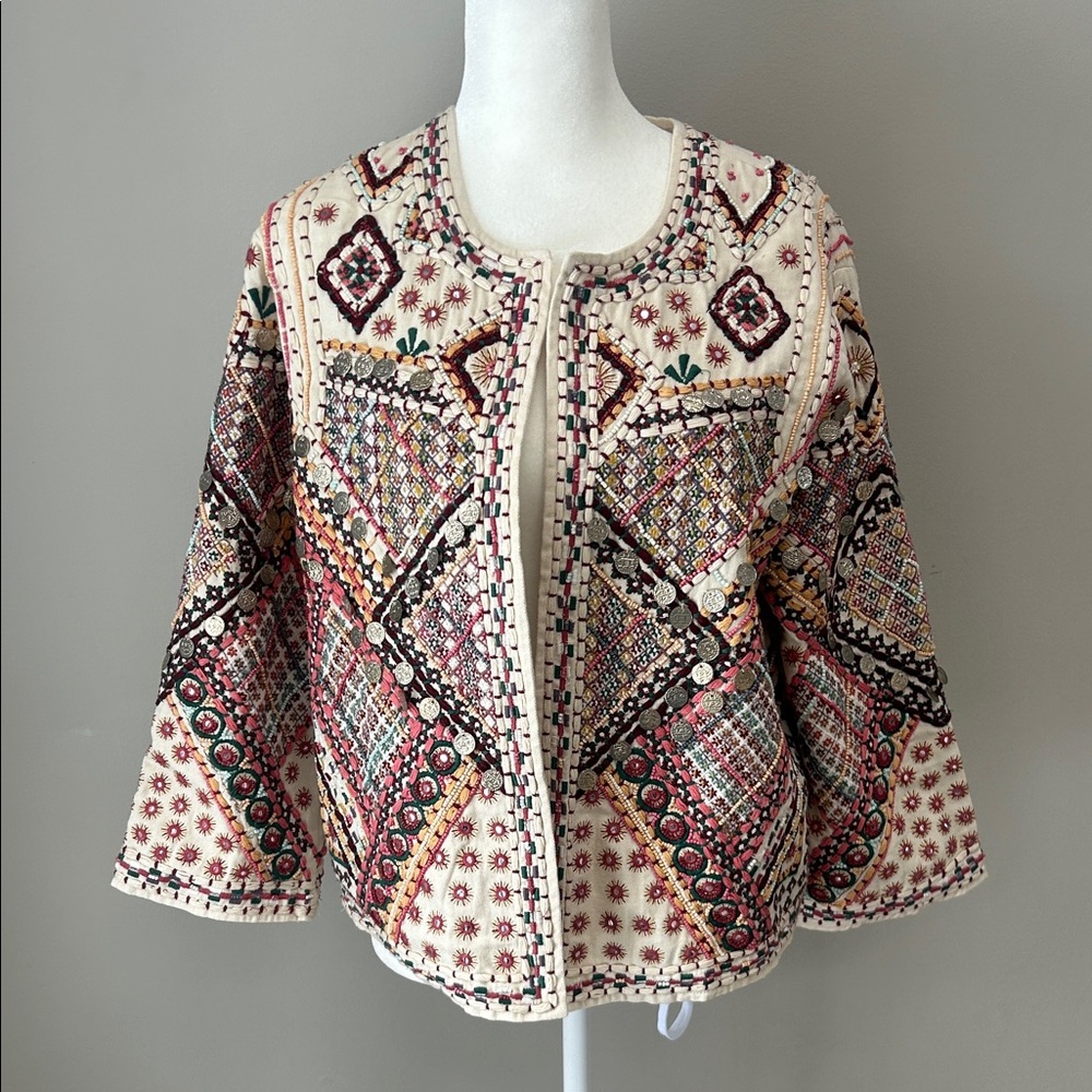 Embroidered Multicolor Jacket
